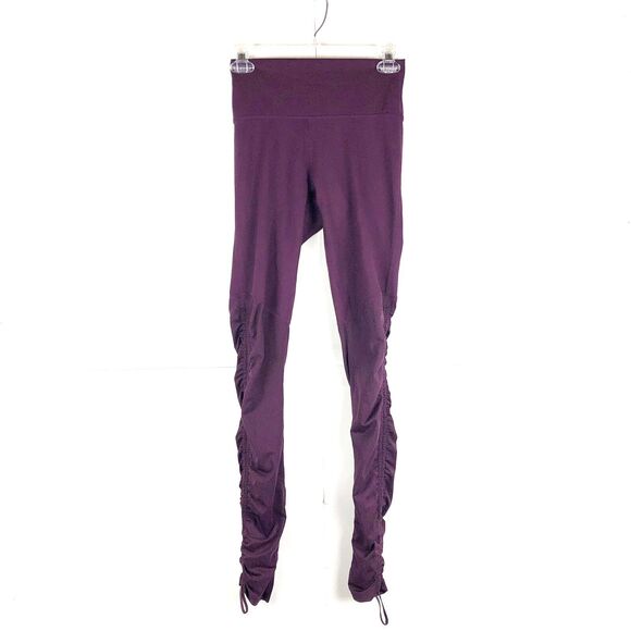 FABLETICS Cashel Plum Purple Ruched Leggings - Picture 2 of 10